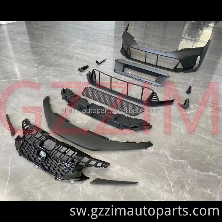 Vifaa vya Gari Kuboresha Kitengo cha mbele cha nyuma cha Bumper Bodykit Kwa Aina ya Civicl R